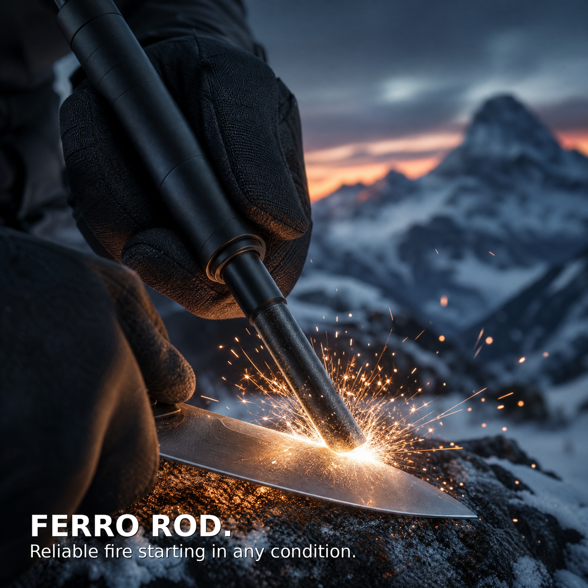 Summit Pole — Multi-Tool Aluminum Trekking Pole | emergency fire starter