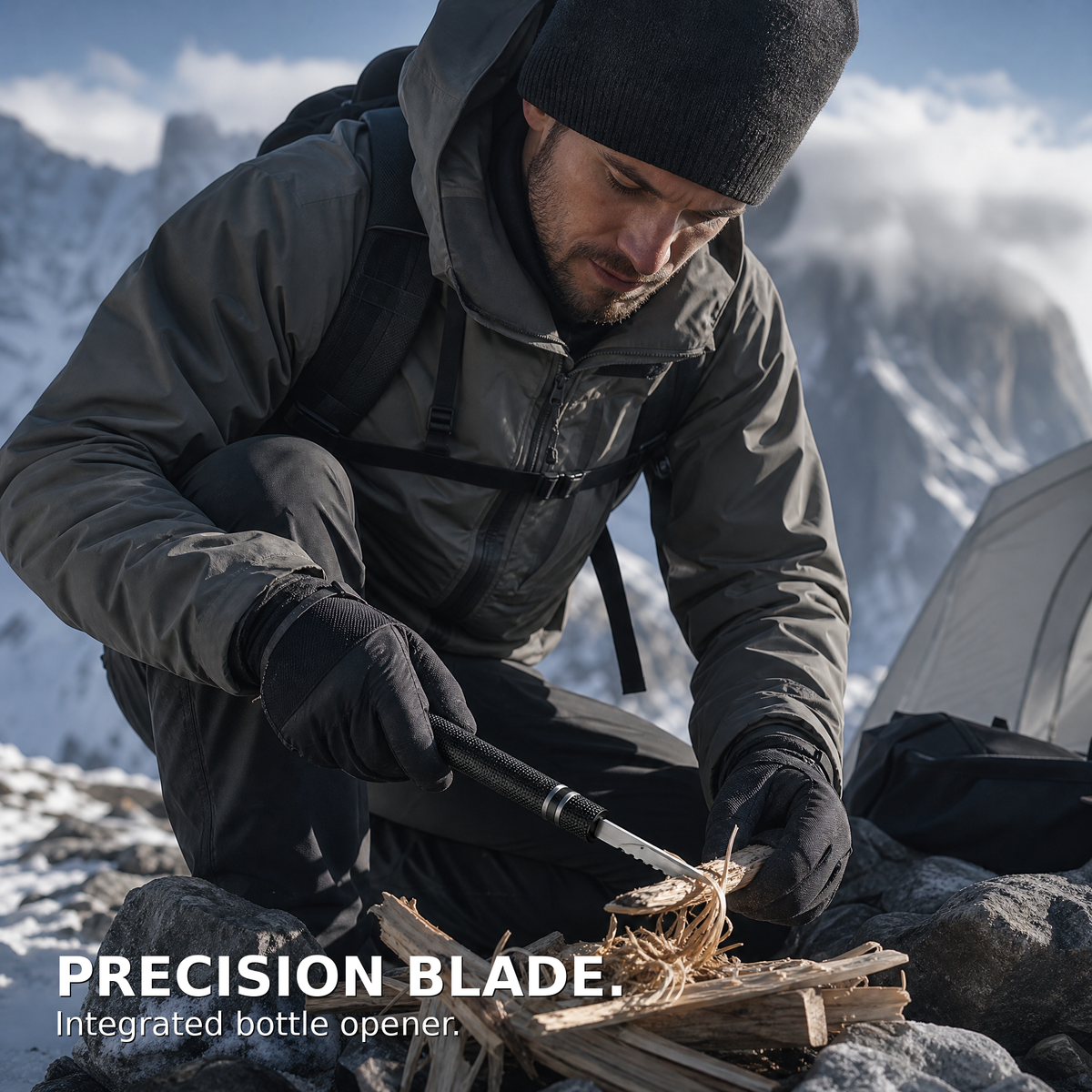 Multi-Tool Aluminum Trekking Pole | survival blade